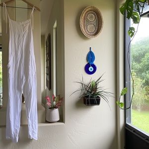 Stillwater Some beachy white overalls